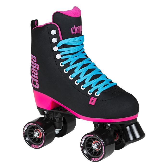 Chaya Melrose Black/Pink Roller Skates