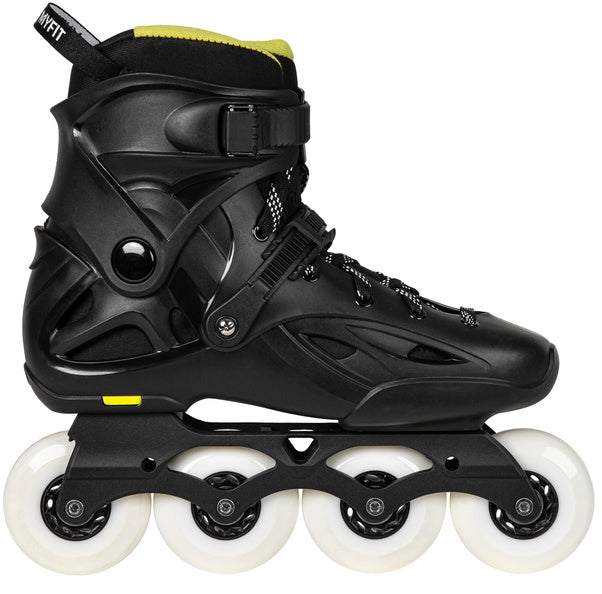 Powerslide Imperial One 80 Black Yellow Inline Skates