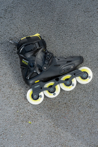 Powerslide Imperial One 80 Black Yellow Inline Skates