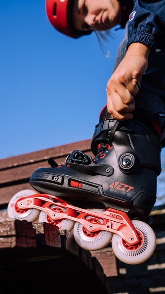 Powerslide Next Black Red 80 Mens Inline Skates