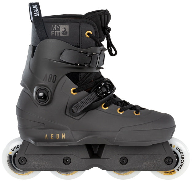 USD Aeon 80 Gold Logo Aggressive Inline Skates (slight marks)