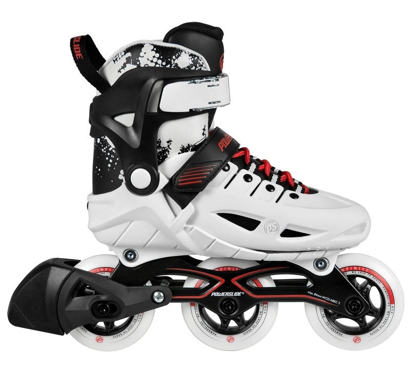 Powerslide Phuzion Universe 3W White Adjustable Inline Skates