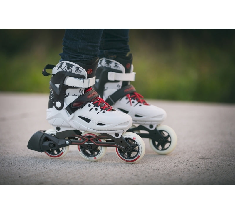 Powerslide Phuzion Universe 3W White Adjustable Inline Skates