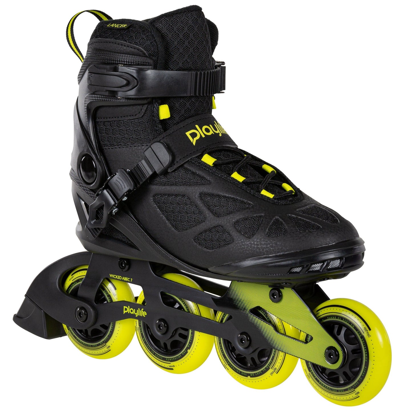 PlayLife Black 84 Lancer Inline Skates