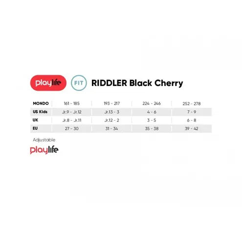 PlayLife Riddler Black Cherry Adjustable Inline Skate