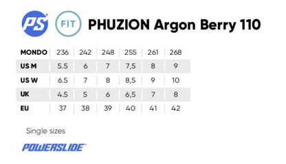 Powerslide Phuzion Argon Berry 110 Inline Skates