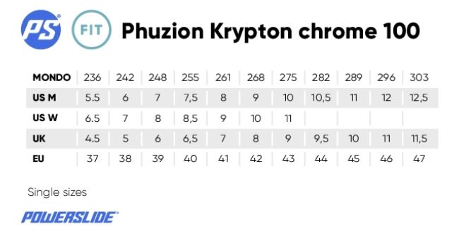 Powerslide Krypton Phuzion Chrome 100