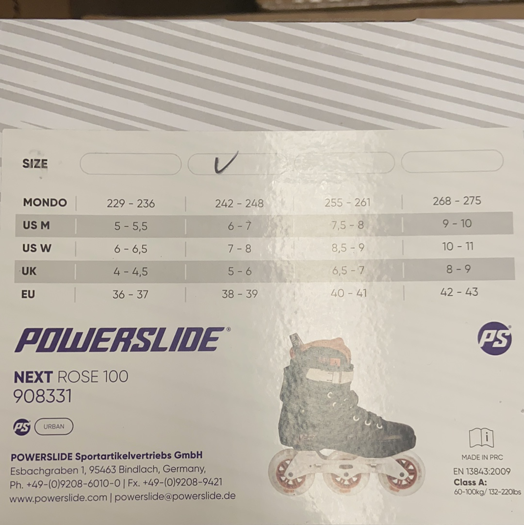 Powerslide Next Rose 100 Inline Skates