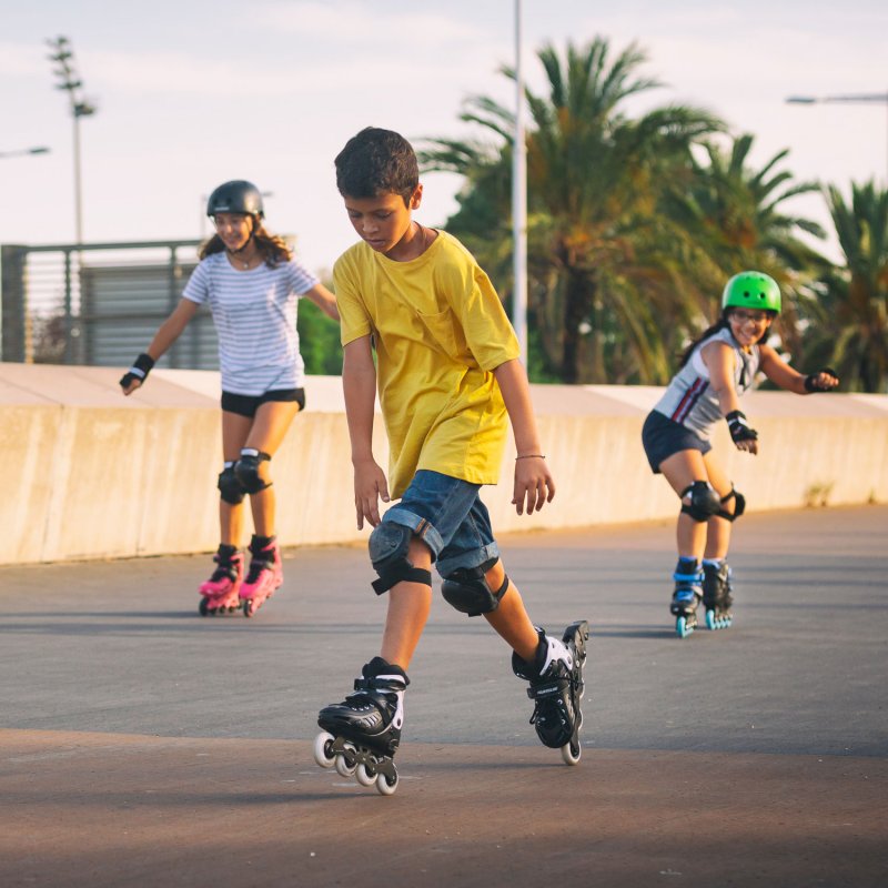 Powerslide Khaan Junior SQD Black Inline Skates